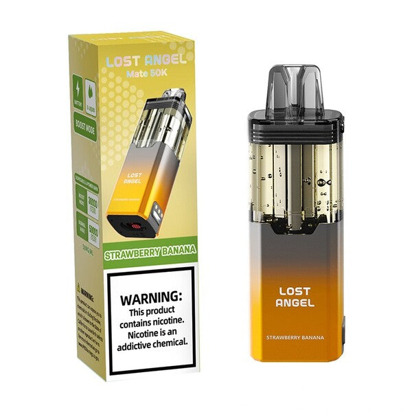 Best Deal Lost Angel Mate 50,000 Puffs Flavor Pods 5-Pack - Strawberry Banana