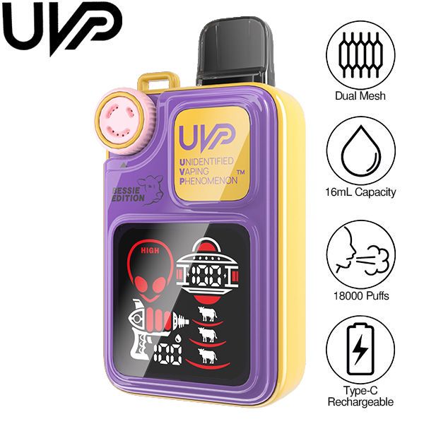 Best Deal UVP Bessie Edition 18K Puff Rechargeable Vape 16mL