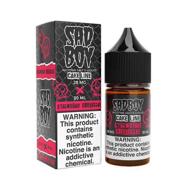 Best Deal Sadboy Salt 30mL Vape Juice - Strawberry Cheesecake