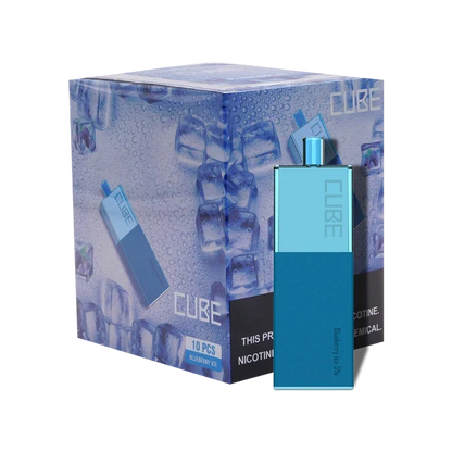 Best Deal Suorin Cube Disposable Vape 1500 Puffs 5.5mL 10-Pack Blueberry Ice