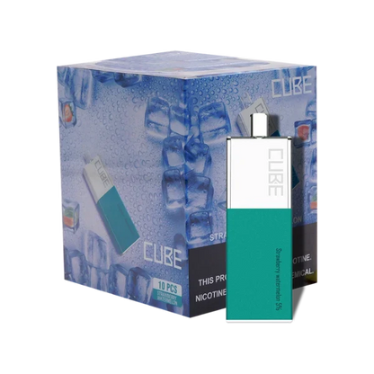 Best Deal Suorin Cube Disposable Vape 1500 Puffs 5.5mL 10-Pack Strawberry Watermelon