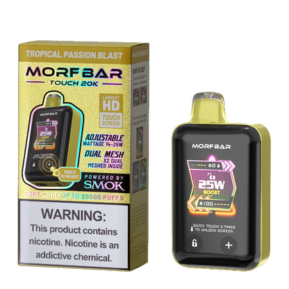 Best Deal SMOK Morf Bar Touch 20000 Puffs Disposable Vape 18mL - Tropical Passion Blast