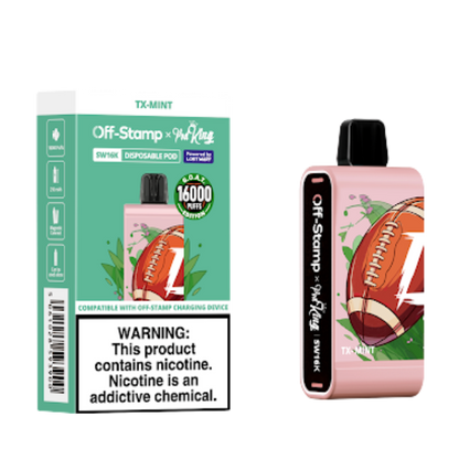 Best Deal Off-Stamp x Pod King SW16000 Disposable Vape 17mL - TX-Mint