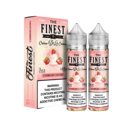 Best Flavor The Finest Creme Edition 120ML Vape Juice - Strawberry Custard