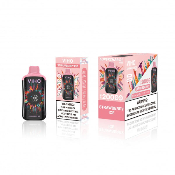 VIHO Supercharge PRO 20K Disposable Vape Strawberry Ice