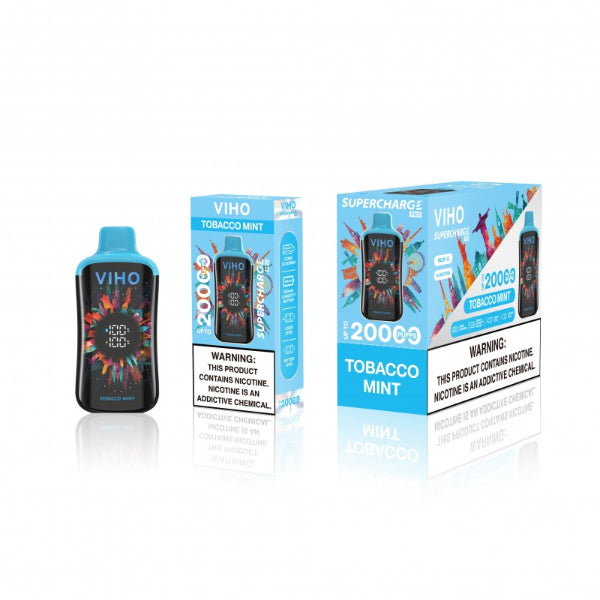 VIHO Supercharge PRO 20K Disposable Vape Tobacco Mint
