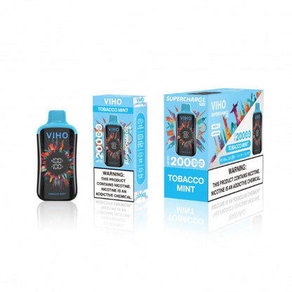 VIHO Supercharge PRO 20K Disposable Vape Tobacco Mint