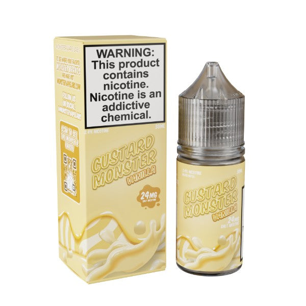 Custard Monster Salt 30 ML Vape Juice Best Flavor Vanilla