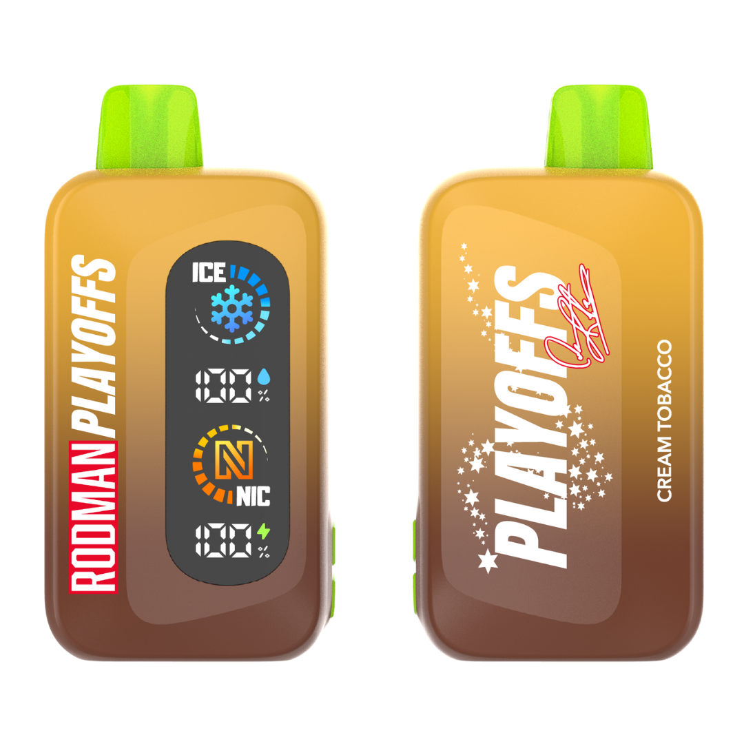 cream vanilla tobacco disposable vape rodman