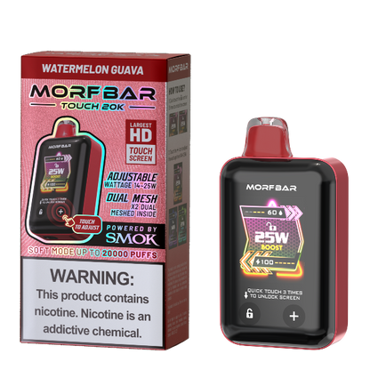 Best Deal SMOK Morf Bar Touch 20000 Puffs Disposable Vape 18mL - Watermelon Guava