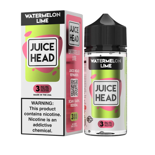 Juice Head E-Liquid - Watermelon Lime - 100ml