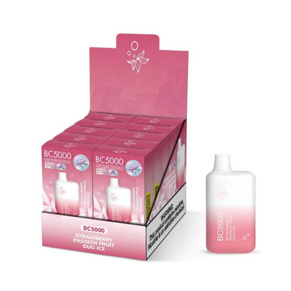 Best Deal ELF BC5000 Disposable Vape 9.5mL Strawberry Passion Fruit Duo Ice