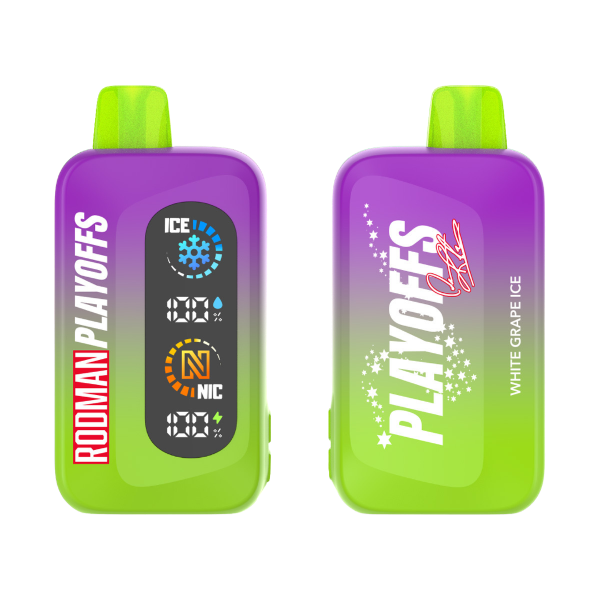 Best Deal RODMAN Playoffs 50K Puffs Disposable Vape - White Grape Ice