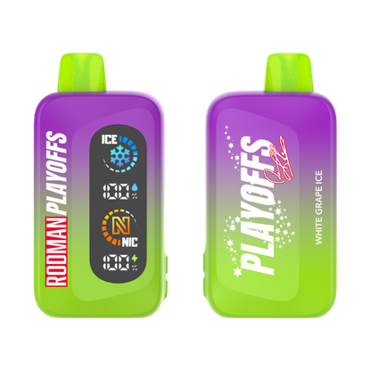 Best Deal RODMAN Playoffs 50K Puffs Disposable Vape - White Grape Ice