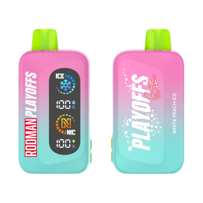 Best Deal RODMAN Playoffs 50K Puffs Disposable Vape - White Peach Ice