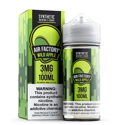 Air Factory Tobacco Free Nicotine 100mL Vape Juice Best Flavor Wild Apple