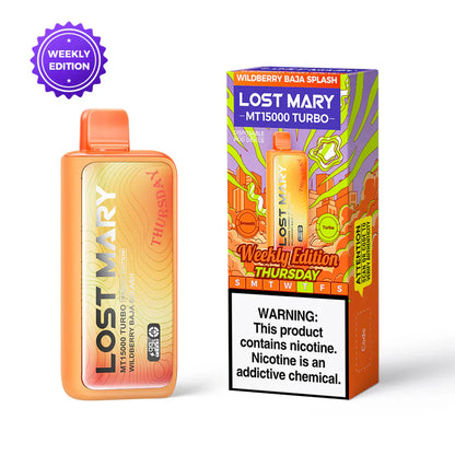 Lost Mary MT15000 Turbo 15000 Puffs Rechargeable Vape 16mL