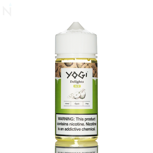 Yogi Delights E-Liquid - Green Apple Ice - 100mL