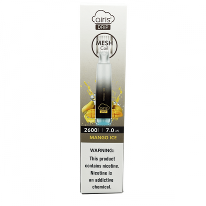 Best Deal Airis Drip 2600 Puffs Disposable Vape - Mango Ice