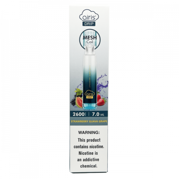 Best Deal Airis Drip 2600 Puffs Disposable Vape - Strawberry Guava
