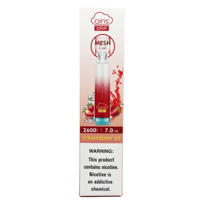 Best Deal Airis Drip 2600 Puffs Disposable Vape - Strawberry Ice
