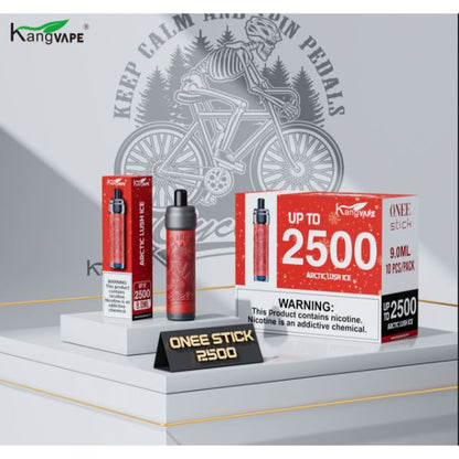 Kangvape Onee Stick 2500 Puffs Disposable Vape 10 Pack 9mL Best Flavor - Arctic Lush Ice
