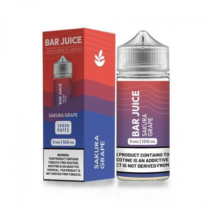 Bar Juice BJ30000 100mL Vape Juice Best Flavor Sakura Grape