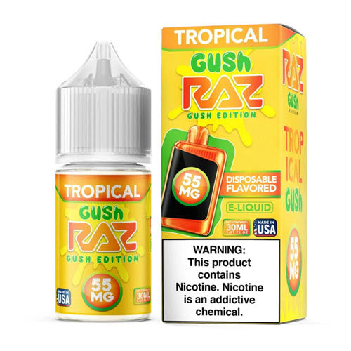 Pod Juice X RAZ Salt Nic - Tropical Gush - 30mL