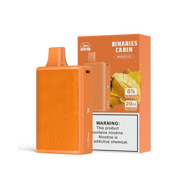 Best Deal HorizonTech Binaries Cabin 10000 Puffs Disposable Vape 20mL Mango Ice