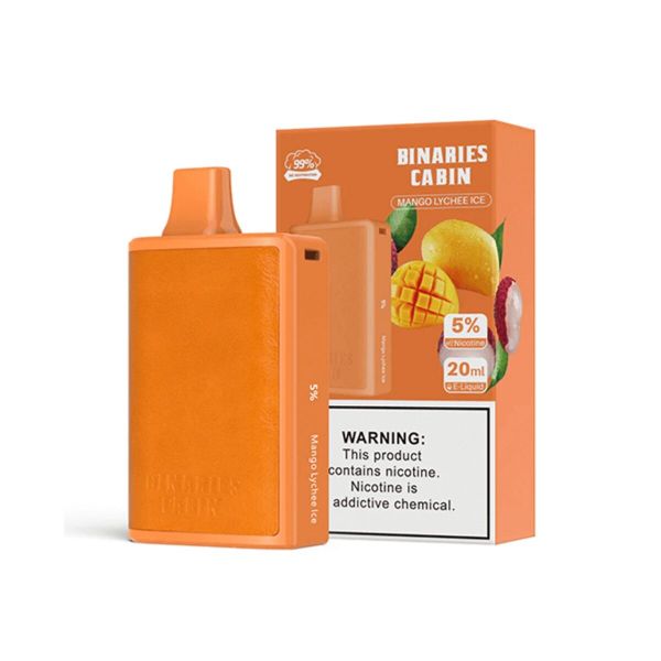 Best Deal HorizonTech Binaries Cabin 10000 Puffs Disposable Vape 20mL Mango Lychee Ice