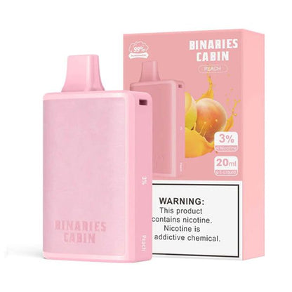 Best Deal HorizonTech Binaries Cabin 10000 Puffs Disposable Vape 20mL Peach