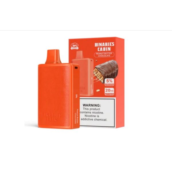 Best Deal HorizonTech Binaries Cabin 10000 Puffs Disposable Vape 20mL Peanut Butter Chocolate
