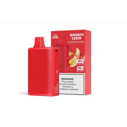 Best Deal HorizonTech Binaries Cabin 10000 Puffs Disposable Vape 20mL Strawberry Banana