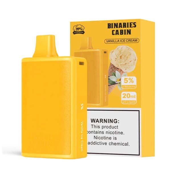 Best Deal HorizonTech Binaries Cabin 10000 Puffs Disposable Vape 20mL Vanilla Ice Cream