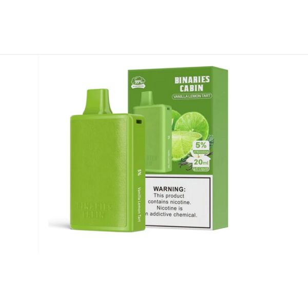 Best Deal HorizonTech Binaries Cabin 10000 Puffs Disposable Vape 20mL Vanilla Lemon Tart