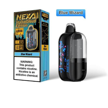 Best Deal NEXA Ultra 50,000 InvisaCloud Edition Disposable Vape 20ml 5% - Blue Wizzard