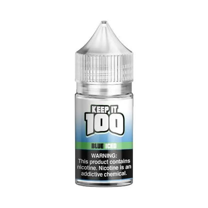 Best Deal Keep It 100 Synthetic Salt 30mL Vape Juice - Blue Iced