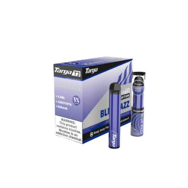 Targa T3 Single Disposable Vape 5mL Best Flavor Blue Razz