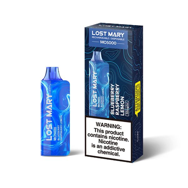 Best Deal Lost Mary MO5000 Disposable Vape by Elf Bar 10 Pack 13.5mL Blueberry Raspberry Lemon