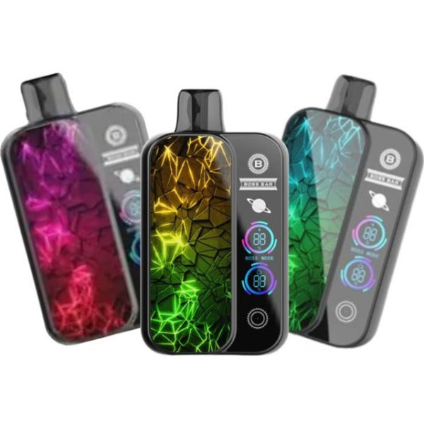 Best Flavors Boss Bar Presidential 18000 Puffs Rechargeable Disposable 5-Pack