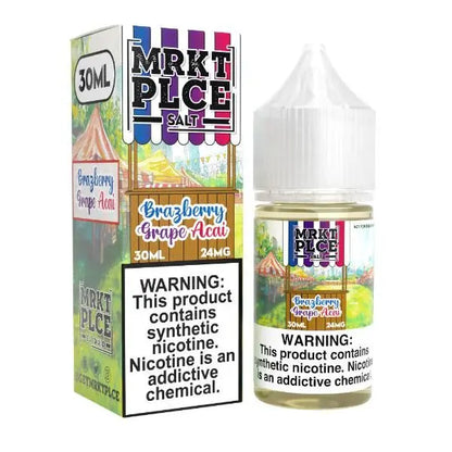 Best Deal MRKT PLCE Salt 30mL Vape Juice - Brazberry Grape Acai
