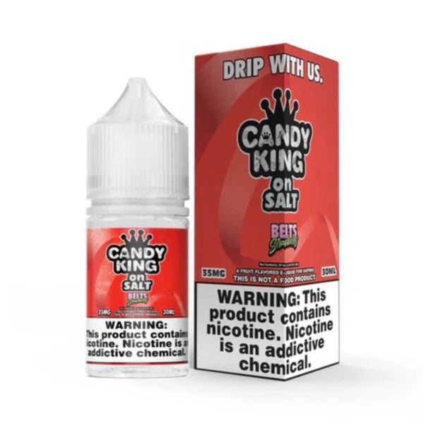 Best Flavor Candy King Salt Vape Juice 30mL - Belts  Strawberry