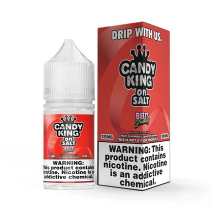 Best Flavor Candy King Salt Vape Juice 30mL - Belts  Strawberry