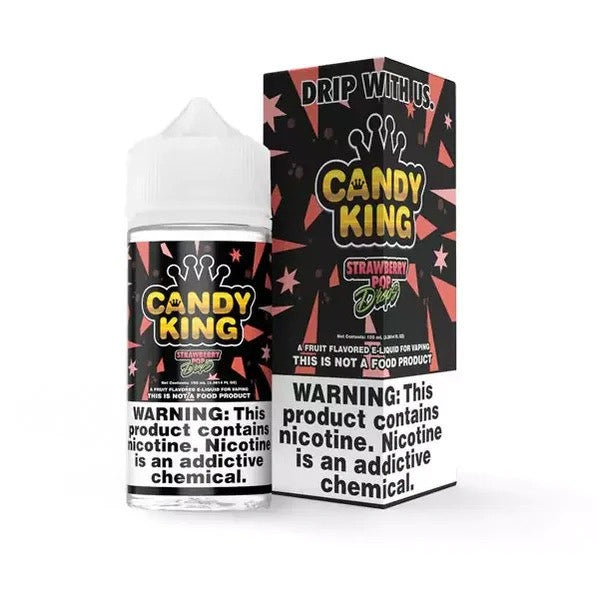 Candy King - Strawberry Pop Drops - 100ml