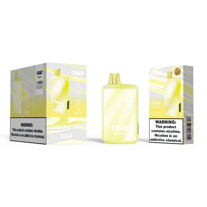 Best Deal Czar CZ9000 9000 Puffs Disposable Vape 17mL 5 Pack Clear