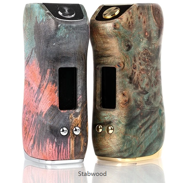 Asvape Gabriel Box Mod 80w Best Color Stabwood Silver Gold