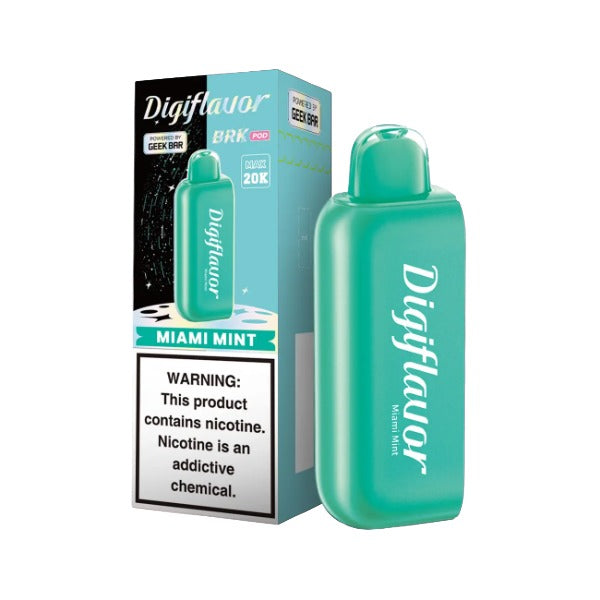 Best Deal Digiflavor BRK 20,000 Puffs Disposable Pod - Miami Mint