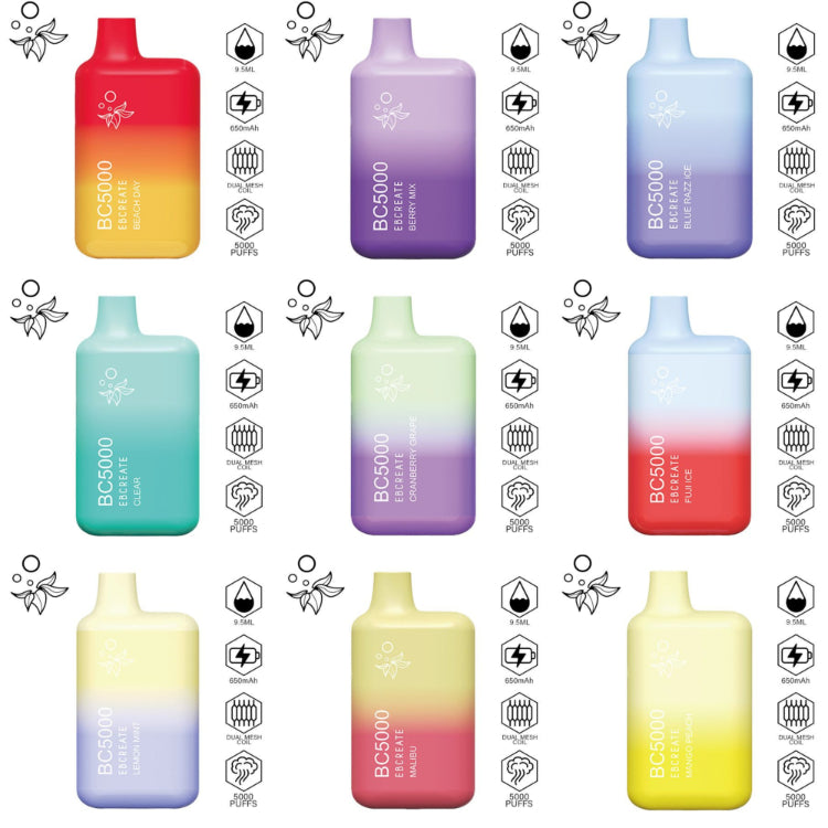 Elf EBCREATE BC5000 Disposable Vape Best Flavors