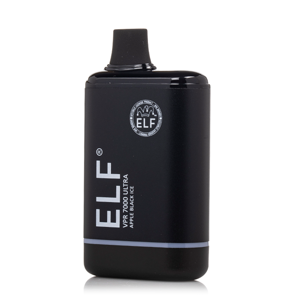 Best Deal ELF VPR Ultra 7000 Puffs Disposable Vape 11mL Apple Black Ice