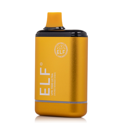 Best Deal ELF VPR Ultra 7000 Puffs Disposable Vape 11mL Lychee Mango Kiwis